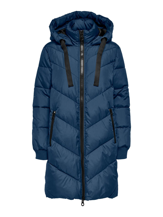 JDYSKYLAR PADDED HOOD JACKET NAVY