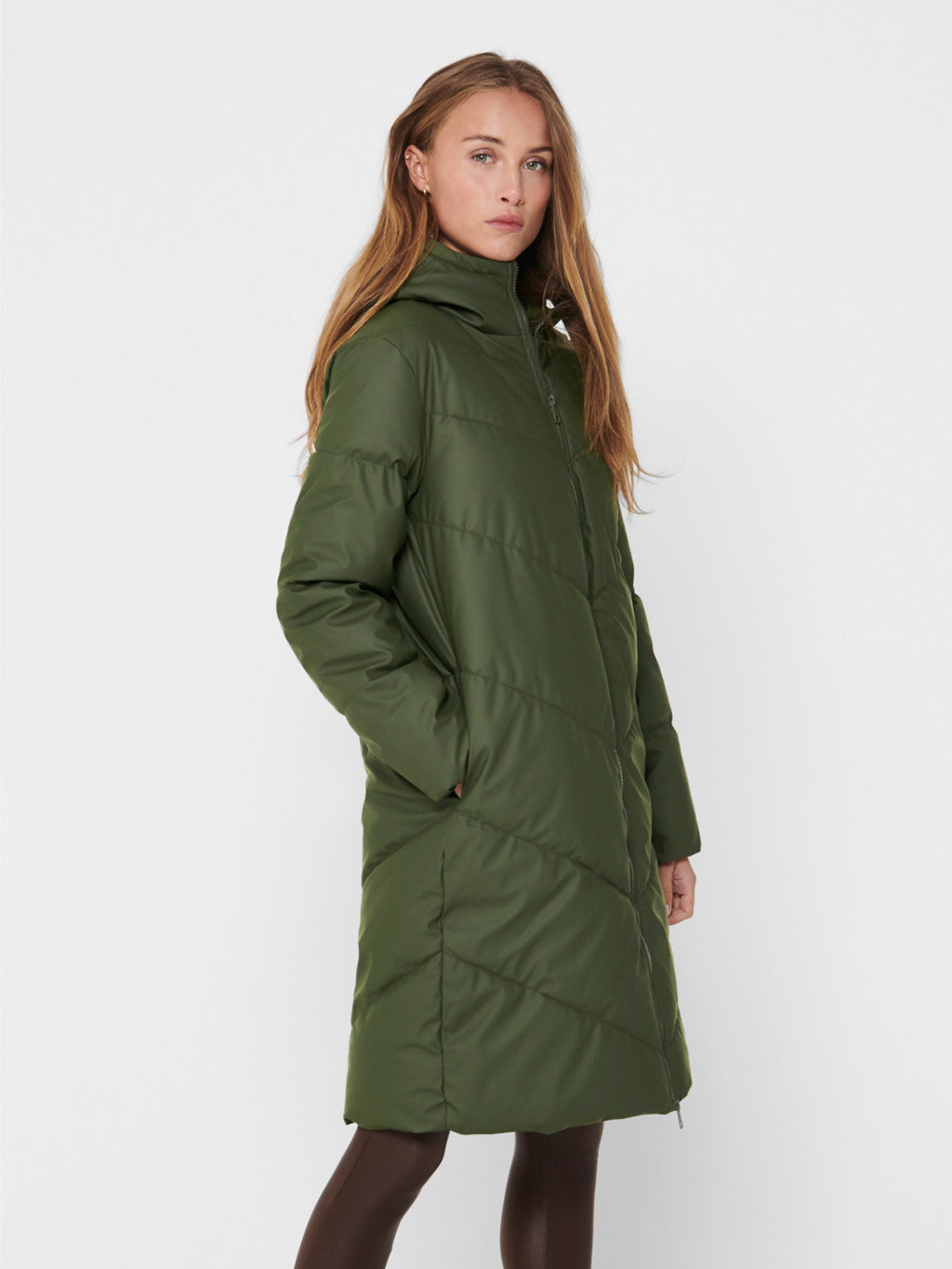 JDYULRIKKA WATER REP PUFFA GREEN