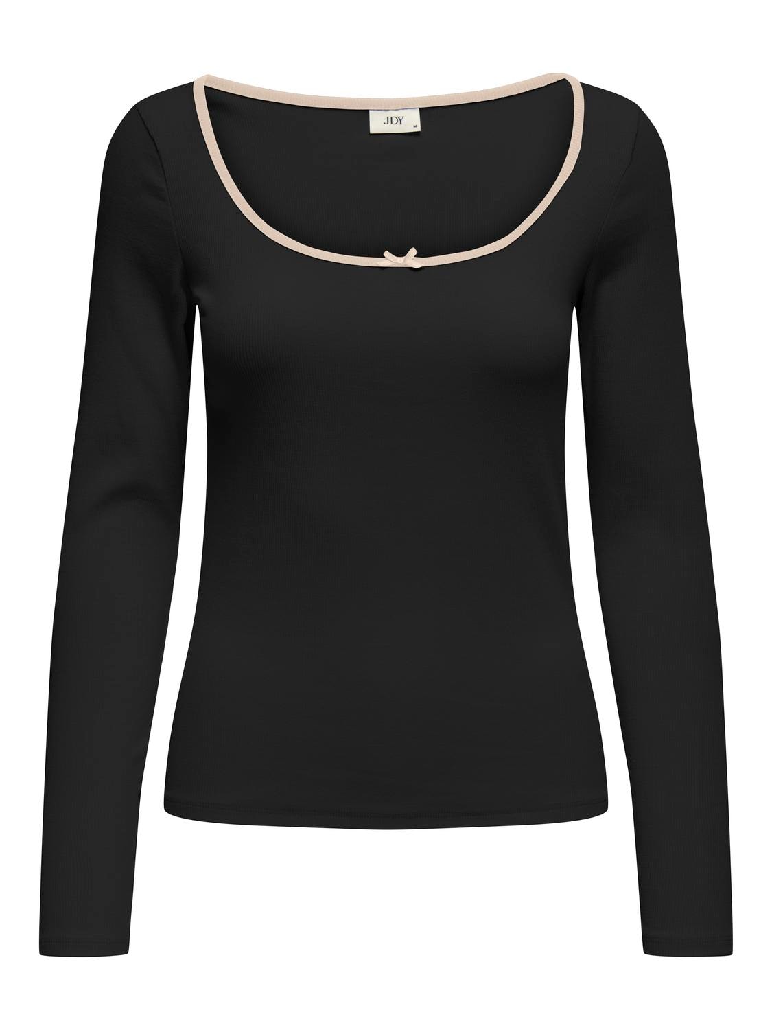 JDYSOFIA L/S BOW TOP BLACK