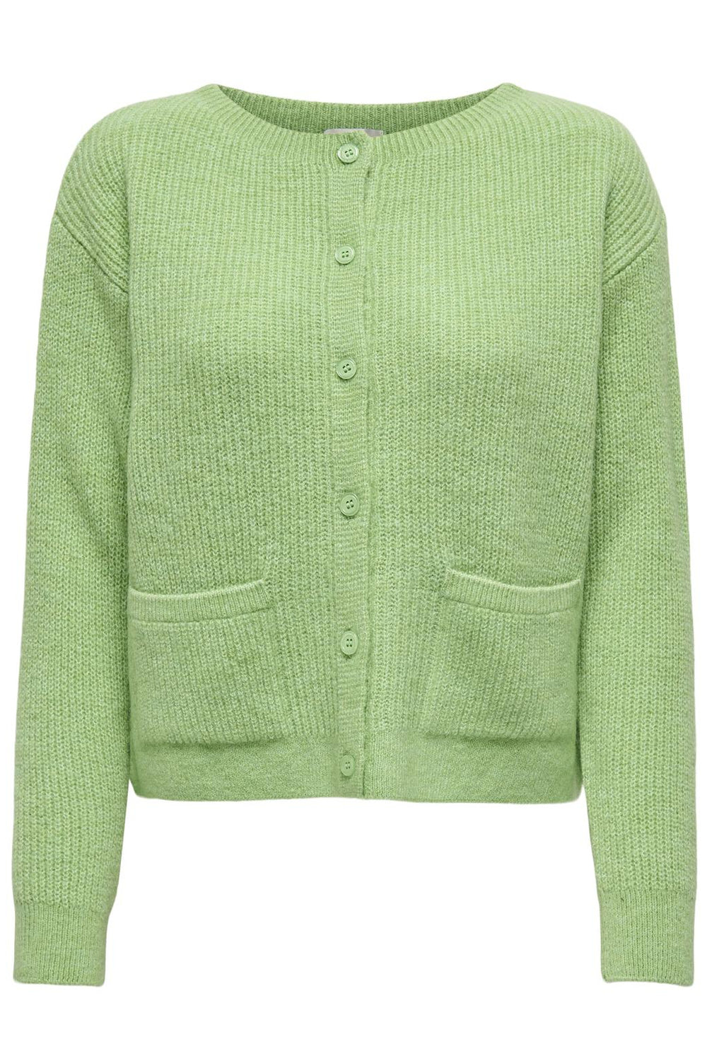 JDYHAYDEN L/S O-NECK POCKET CARDI KNT GREEN