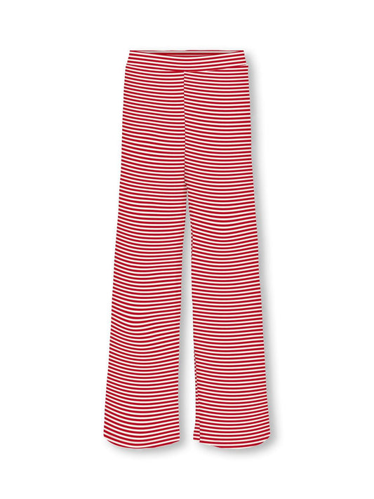 KOGNELLA STRIPED PANT RED