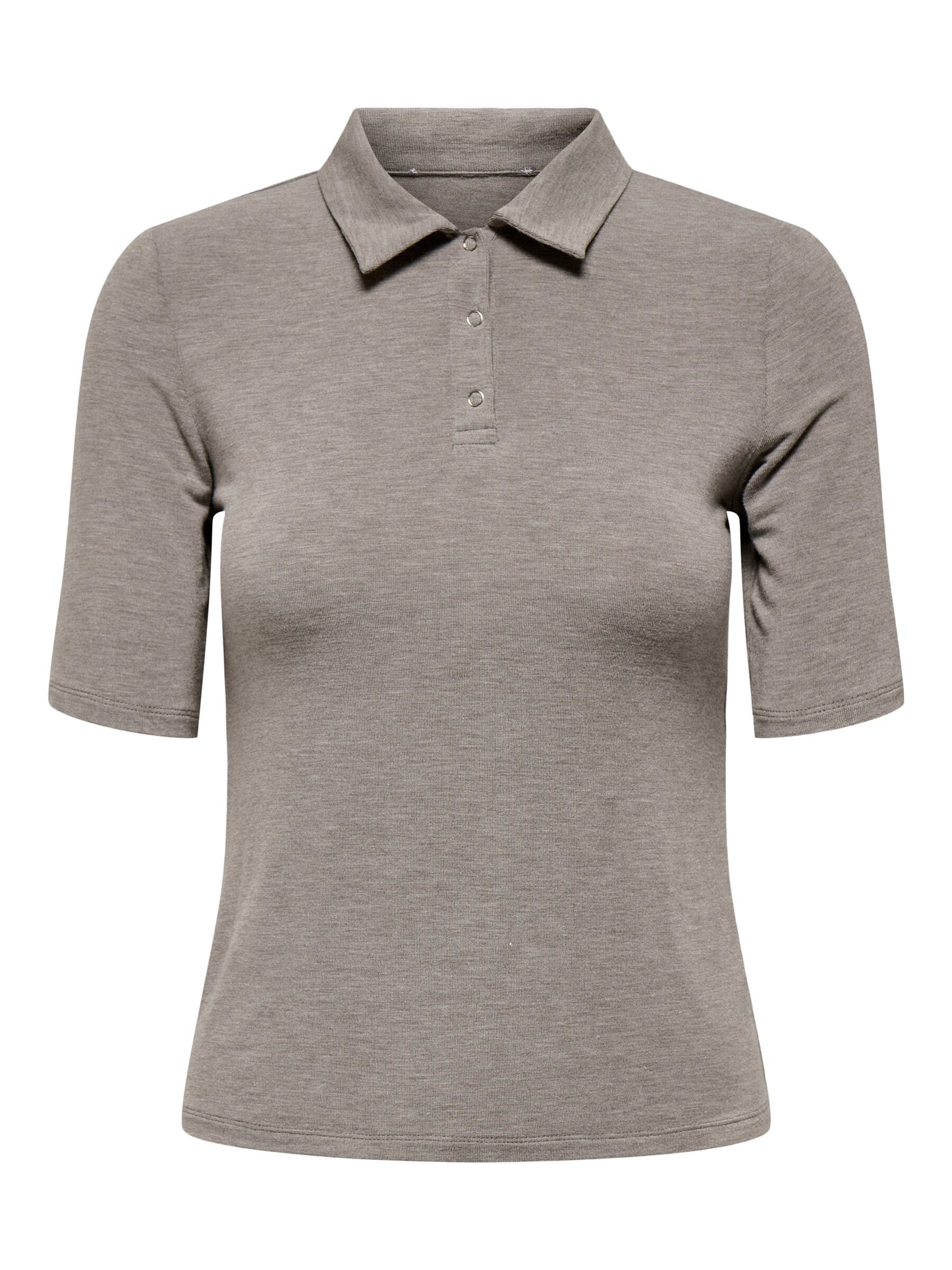 JDYSANNI 2/4 POLO TOP GREY