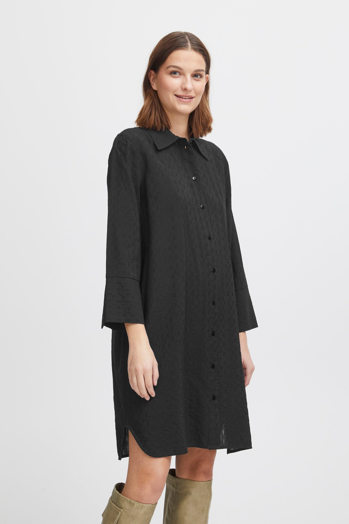 BYILABA LONG SHIRT BLACK