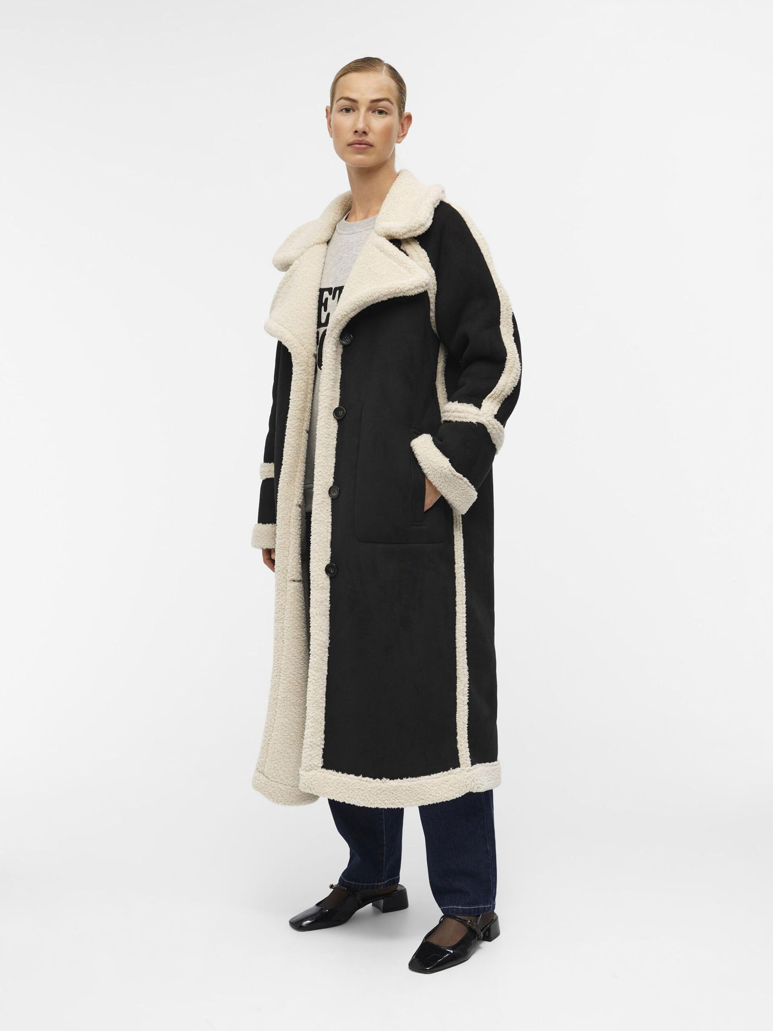 OBJKHALESI OVERSIZED COAT