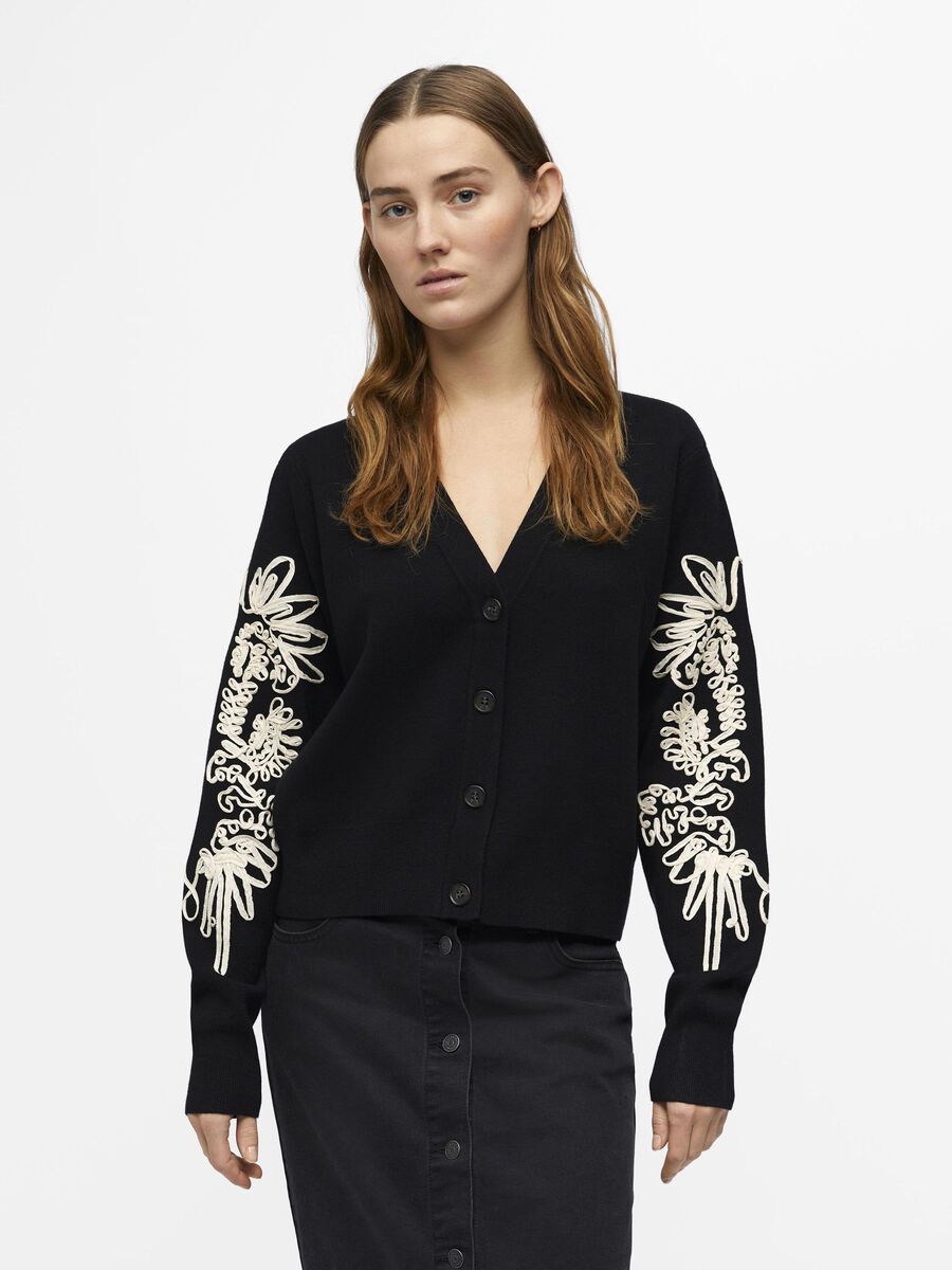 OBJJOANA L/S KNIT CARDIGAN