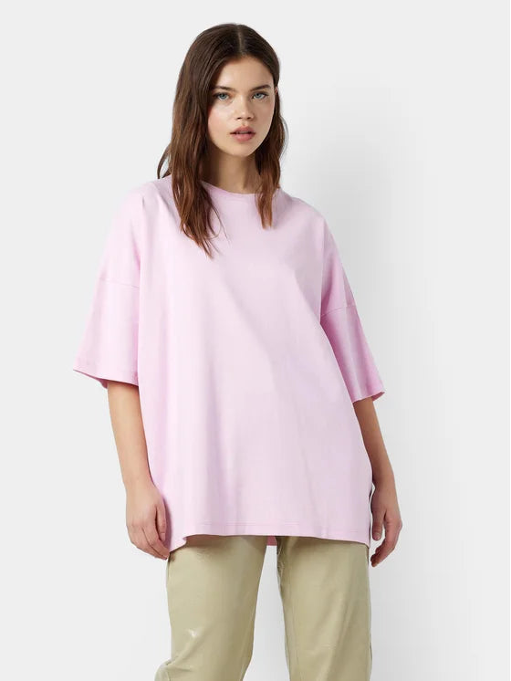 NMKIM S/S UNISEX TOP PINK