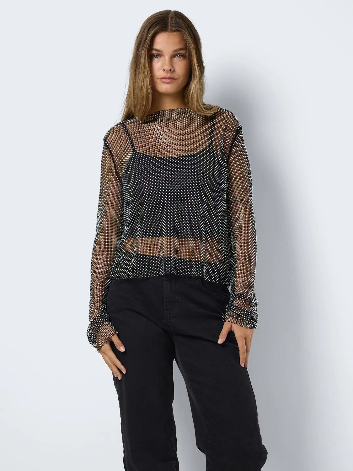 NMMYNTE L/S SIMILI TOP