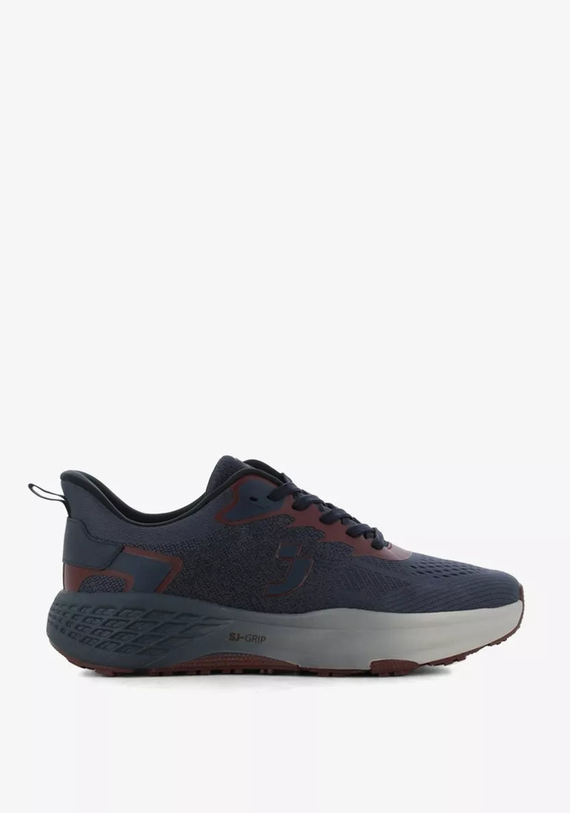 Navy/burgundy Athletic sneaker