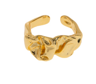 Elizha Chunky Adjustable Organic Statement Ring