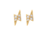 Joey Crystal Lightning Stud Earring