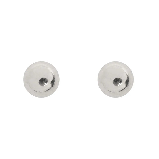 Arbo Small Ball Stud Earrings - Silver