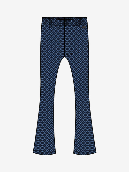 Flared Pants Navy Diamond