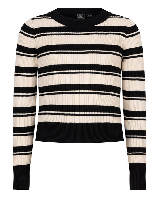 Striped Knitwear Cropped