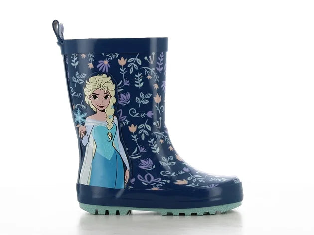 Navy/grøn gummistøvle 100% naturgummi DISNEY FROZEN