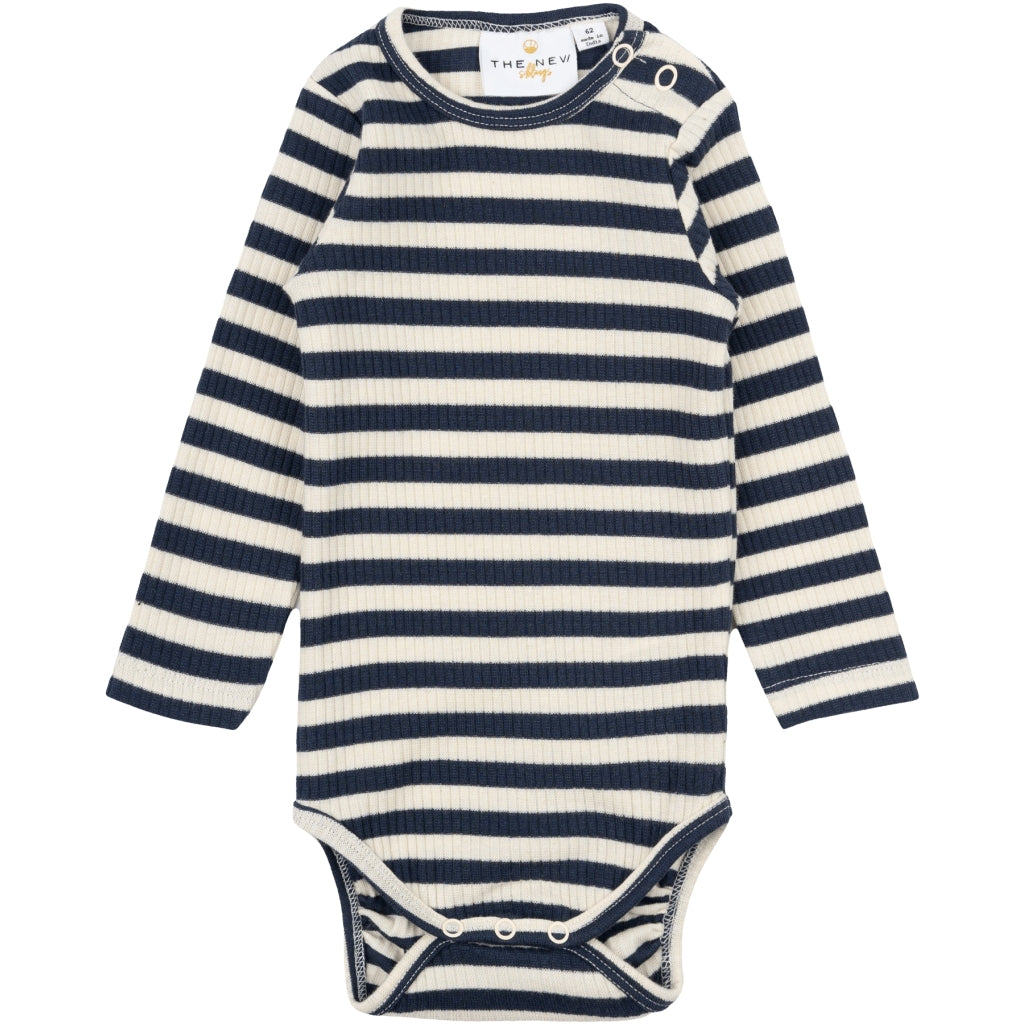 TNSBFro Uni L_S Rib Body NAVY